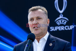 UEFA Super Cup 2024 Warsaw - konferencja prasowa