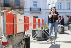 Aborcyjny Patrol na ulicach Warszawy