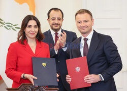 Prezydent Cypru z wizytą w Polsce