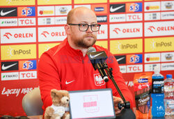 Oficjalna konferencja prasowa i trening reprezentacji Polski przed meczem z Turcją