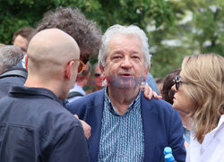 Protest twórców filmowych przed Sejmem ws. tantiem