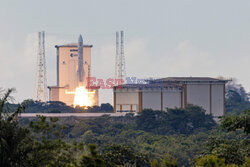 Start rakiety Ariane 6 w centrum kosmicznym w Gujanie Francuskiej