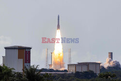Start rakiety Ariane 6 w centrum kosmicznym w Gujanie Francuskiej