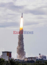 Start rakiety Ariane 6 w centrum kosmicznym w Gujanie Francuskiej