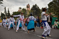 Parada z okazji 486. urodzin Bogoty