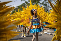 Barwny karnawał w nigeryjskim Calabar - AFP