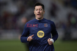 Robert Lewandowski strzelił gola podczas meczu FC Barcelona - Deportivo Alaves