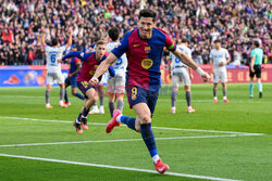 Robert Lewandowski strzelił gola podczas meczu FC Barcelona - Deportivo Alaves