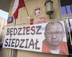 Konferencja Jarosława Kaczyńskiego przed Prokuraturą Okręgową
