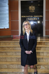 Konferencja Jarosława Kaczyńskiego przed Prokuraturą Okręgową