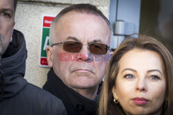 Konferencja Jarosława Kaczyńskiego przed Prokuraturą Okręgową