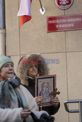 Konferencja Jarosława Kaczyńskiego przed Prokuraturą Okręgową