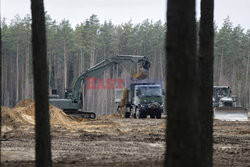 Amerykańscy żołnierze na poligonie Podbrodzie na Litwie