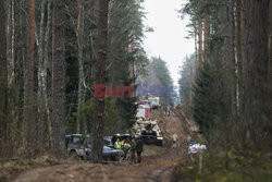 Amerykańscy żołnierze na poligonie Podbrodzie na Litwie