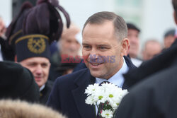 Karol Nawrocki w Sosnowcu