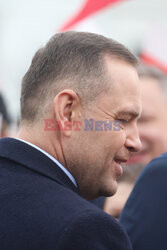 Karol Nawrocki w Sosnowcu