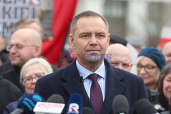 Karol Nawrocki w Sosnowcu