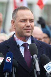 Karol Nawrocki w Sosnowcu