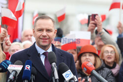 Karol Nawrocki w Sosnowcu
