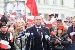 Karol Nawrocki w Sosnowcu