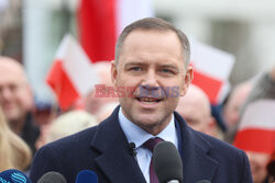Karol Nawrocki w Sosnowcu