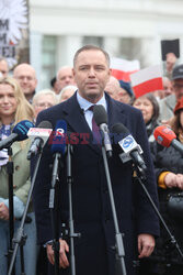 Karol Nawrocki w Sosnowcu