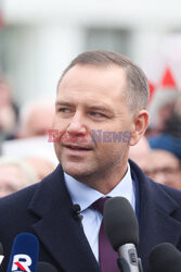 Karol Nawrocki w Sosnowcu