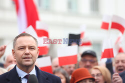Karol Nawrocki w Sosnowcu