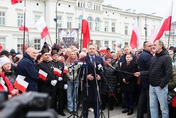 Karol Nawrocki w Sosnowcu