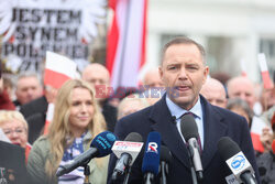 Karol Nawrocki w Sosnowcu