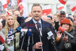 Karol Nawrocki w Sosnowcu