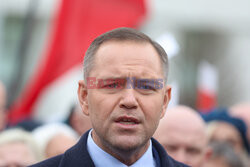 Karol Nawrocki w Sosnowcu