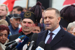Karol Nawrocki w Sosnowcu
