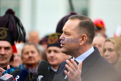 Karol Nawrocki w Sosnowcu