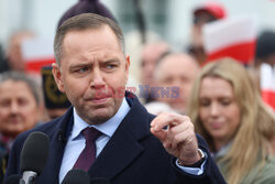 Karol Nawrocki w Sosnowcu