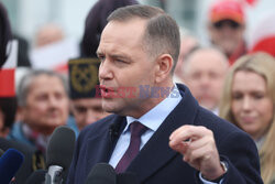 Karol Nawrocki w Sosnowcu