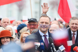 Karol Nawrocki w Sosnowcu