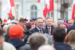 Karol Nawrocki w Sosnowcu
