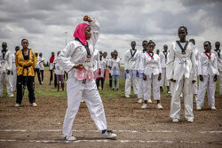 Taekwondo w Kenii - AFP