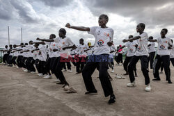 Taekwondo w Kenii - AFP