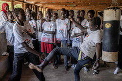 Taekwondo w Kenii - AFP