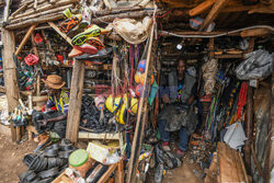 Kibera - dzielnica slumsów w Nairobi