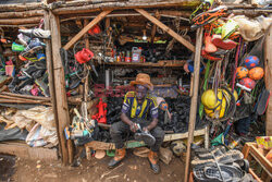 Kibera - dzielnica slumsów w Nairobi