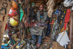 Kibera - dzielnica slumsów w Nairobi