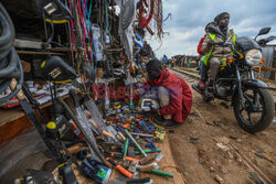 Kibera - dzielnica slumsów w Nairobi