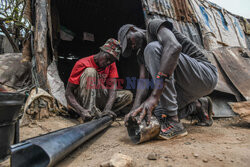 Kibera - dzielnica slumsów w Nairobi