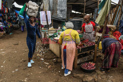 Kibera - dzielnica slumsów w Nairobi