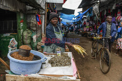 Kibera - dzielnica slumsów w Nairobi