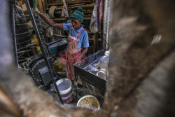 Kibera - dzielnica slumsów w Nairobi