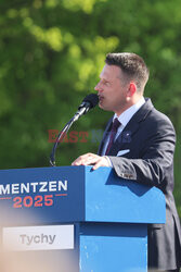 Sławomir Mentzen w woj. śląskim